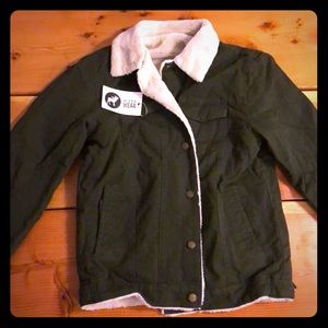 Wild Elk Wear Faux Shearling Lined Jacket